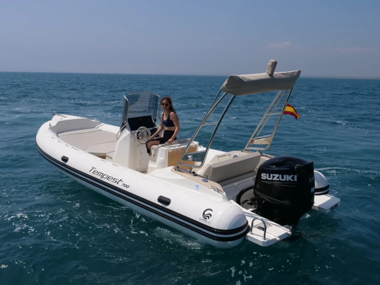 RIB rental in Empuriabrava - Capelli Tempest 700