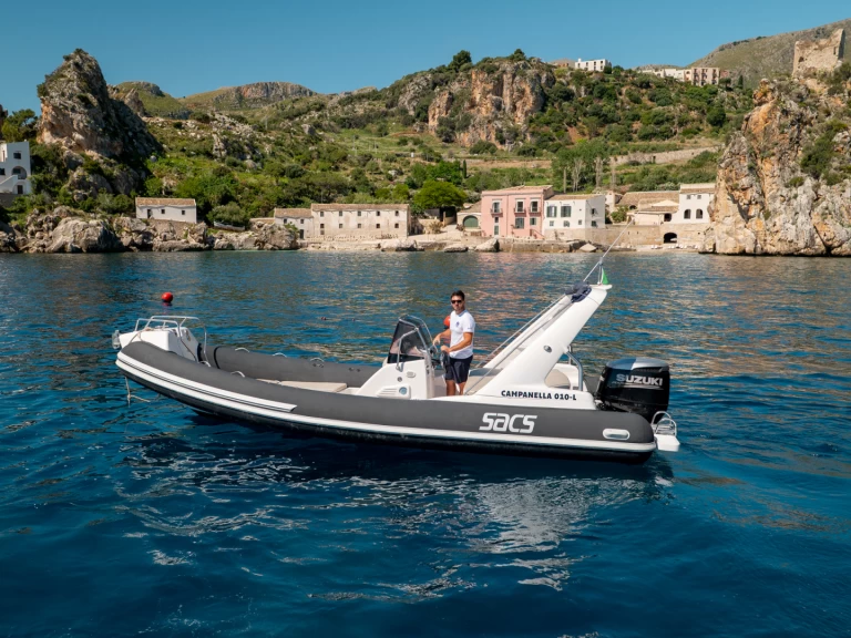 Sacs Sacs S 680 charter bareboat or captained in  Castellammare del Golfo