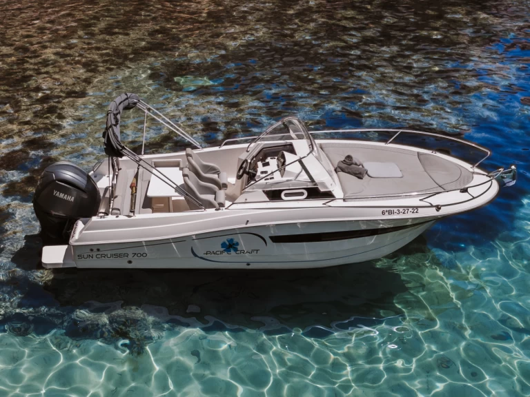 Pacific Craft Pacific Craft 700 SC charter bareboat or captained in  Ibiza Town