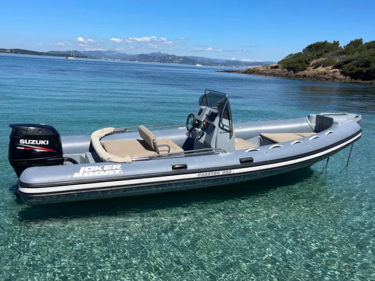 Bareboat Rental RIB Joker Boat with a boat licence