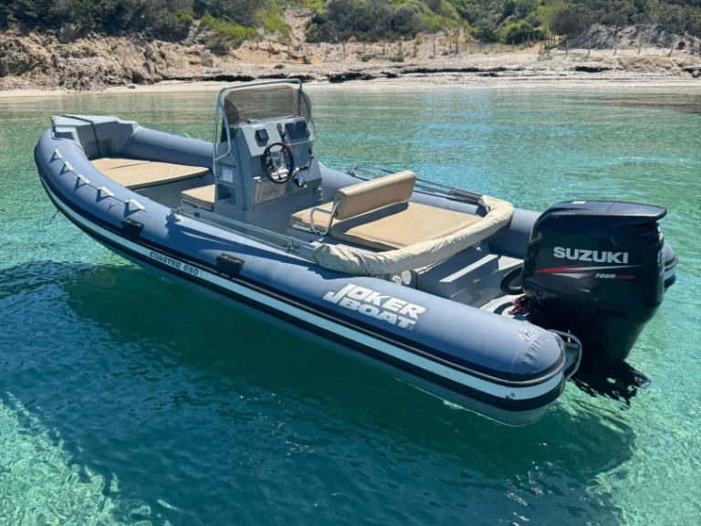 Joker Boat Clubman 21 charter bareboat or captained in  Antibes