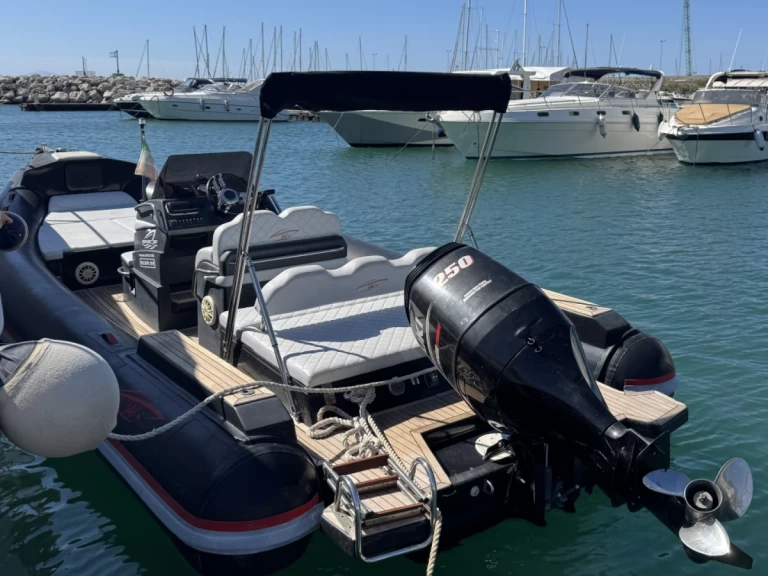 RIB rental with or without captain IAVARONE Porto di Salerno