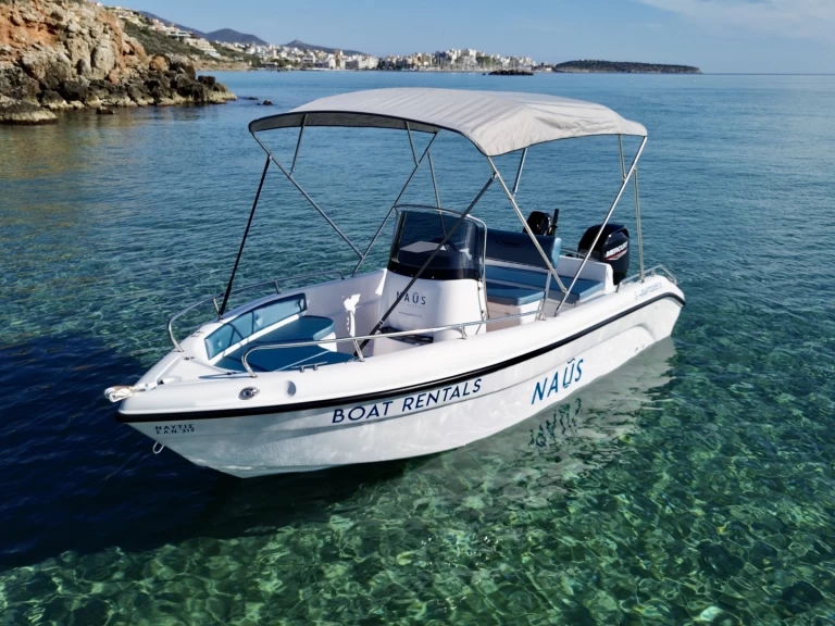 Motorboat rental with or without captain Poseidon Agios Nikolaos