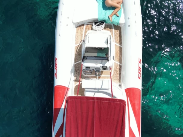 Bareboat Rental RIB Sacs with a boat licence