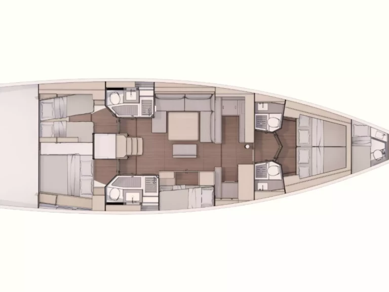 Yacht charter Cugnana Verde cheap Dufour 530