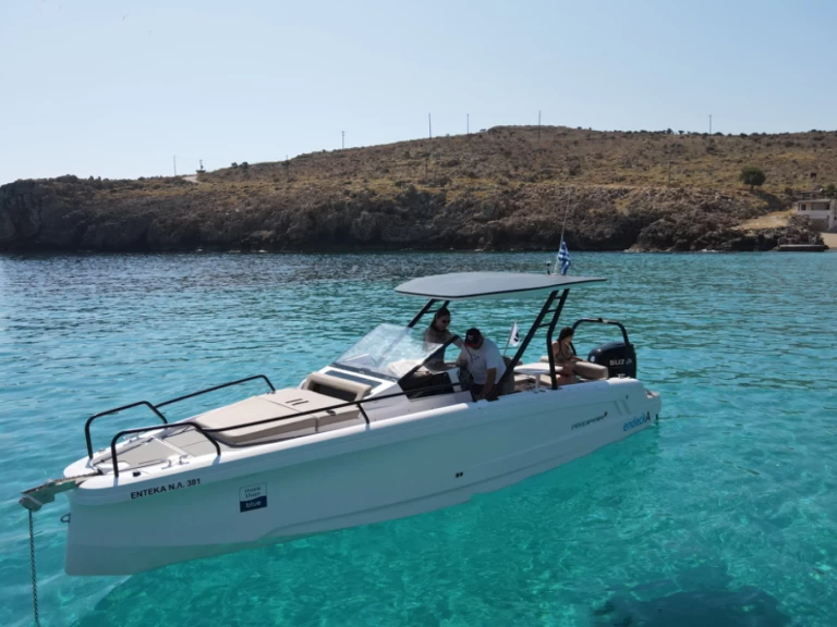 Axopar Axopar 25 feet Cross Top  charter bareboat or captained in  Rethymno