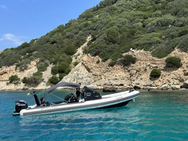 Bareboat Rental RIB Brig with a boat licence