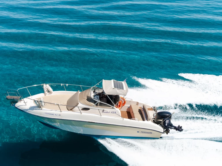 Motorboat rental with or without captain Poseidon Alikanas