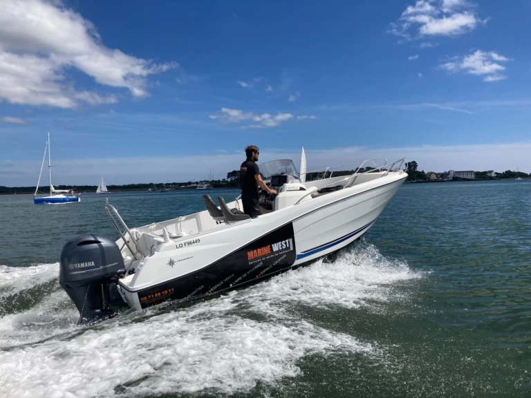 Jeanneau Cap Camarat 6.5 CC Serie 3 charter bareboat or captained in  Lorient
