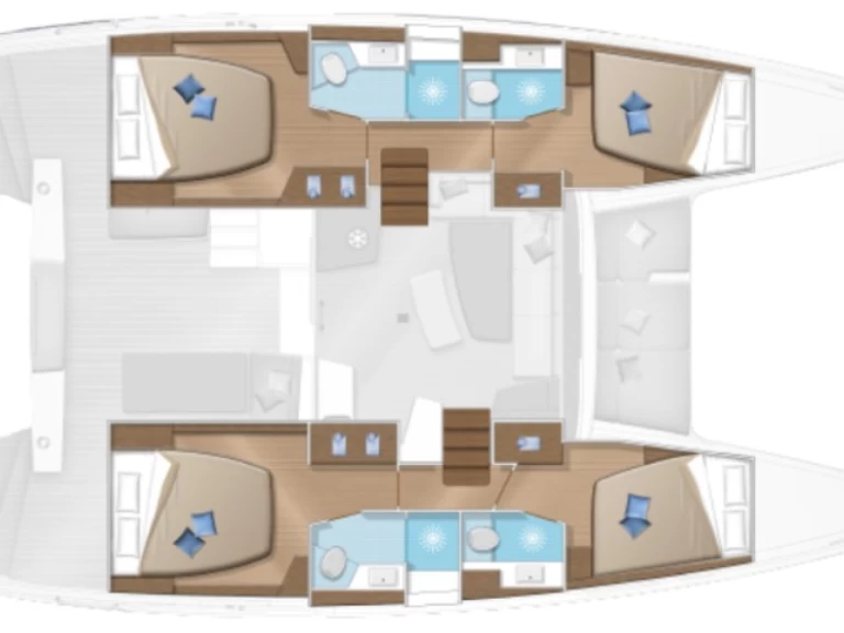 Catamaran for rent Le Marin at the best price