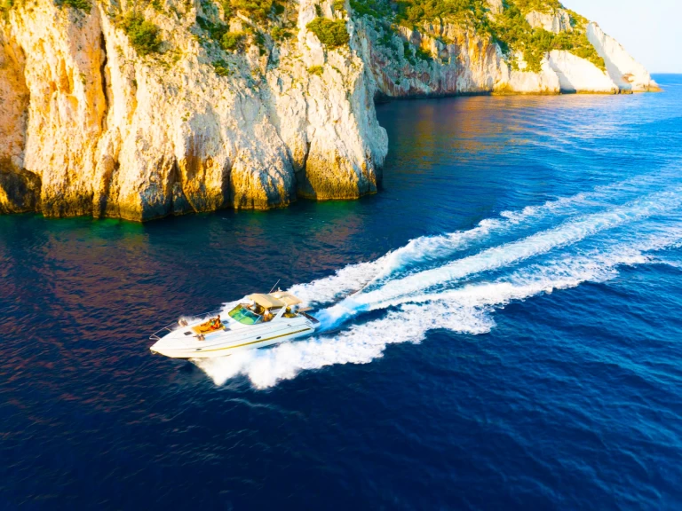 Cranchi Mediterranee 41 charter bareboat or captained in  Zakynthos