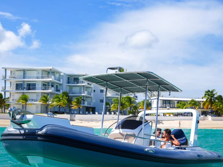 RIB rental in Simpson Bay Yacht Club Marina - Rib 760