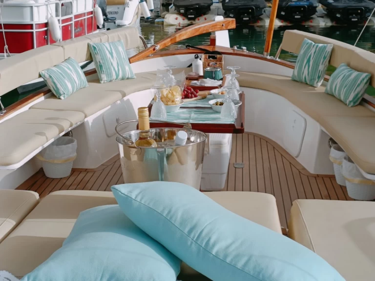 Medvolt Marine MedVolt M7 charter bareboat or captained in  Portals Nous
