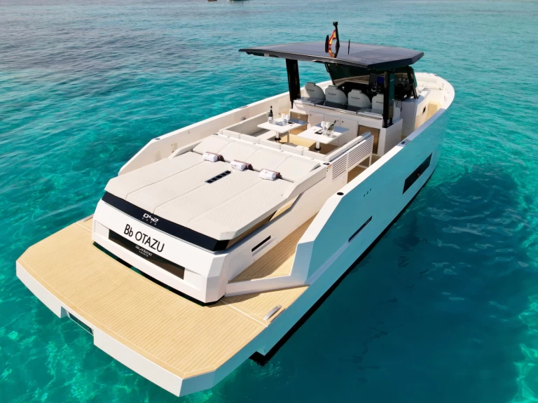 Cranchi Antonio d42 charter bareboat or captained in  Ibiza Town