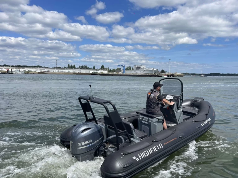 Bareboat Rental RIB Highfield with a boat licence