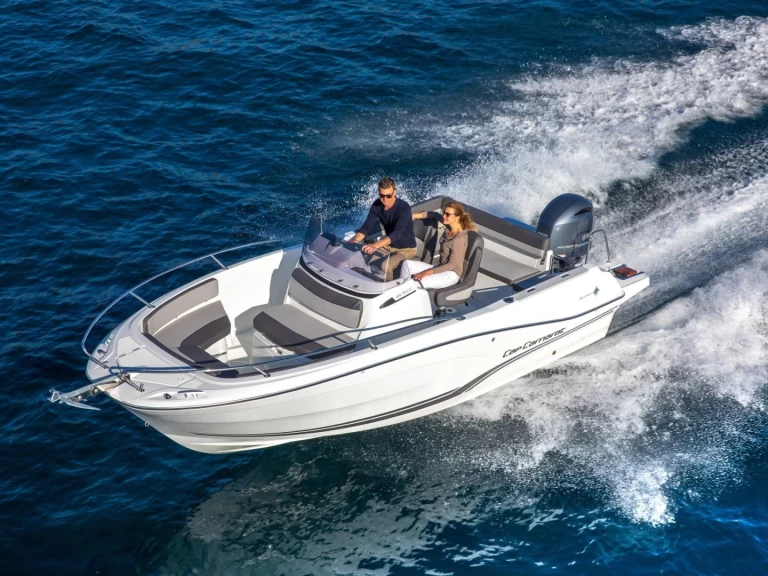 Jeanneau Cap Camarat 6.5 CC Serie 3 charter bareboat or captained in  Lorient
