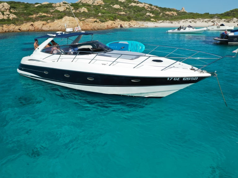 Sunseeker Camargue 44 charter bareboat or captained in  Cannigione