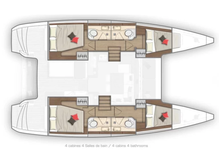 Catamaran rental with or without captain Lagoon Castiglioncello