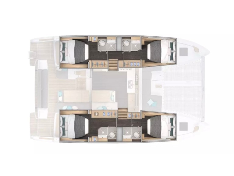 Catamaran for rent Cugnana Verde at the best price