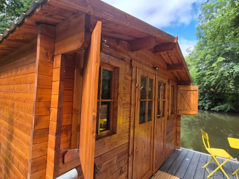 Custom Made Barge  charter bareboat or captained in  Nort-sur-Erdre