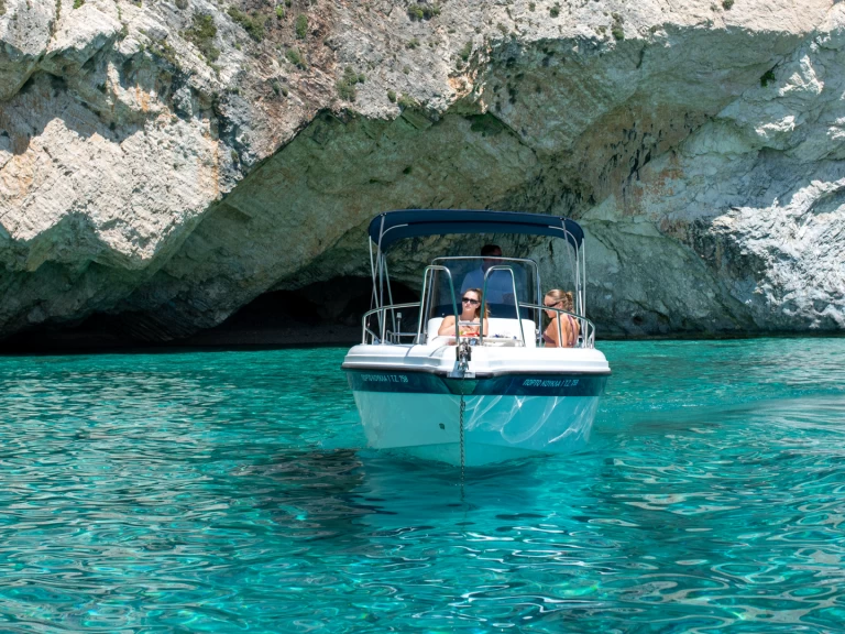 Motorboat rental with or without captain Poseidon Zakynthos