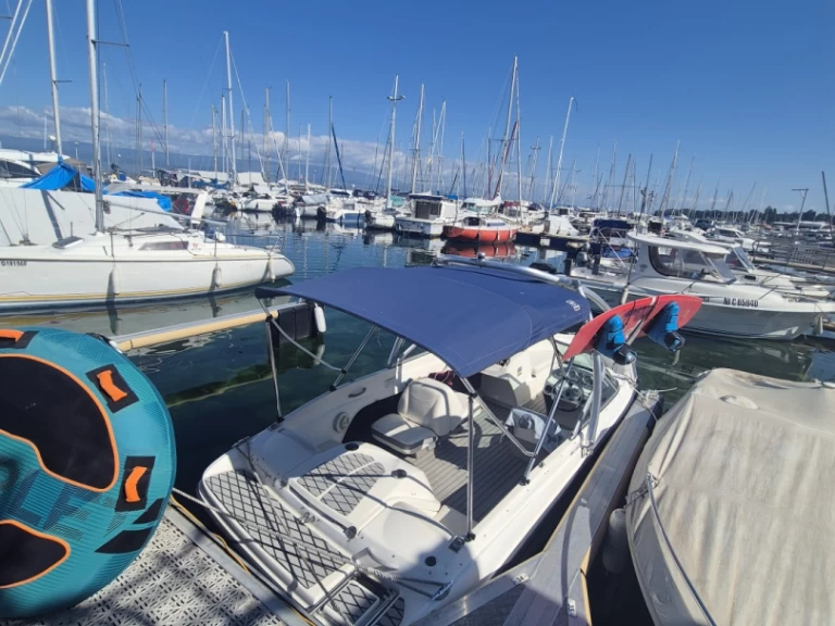 Bareboat Rental Motorboat Bayliner with a boat licence