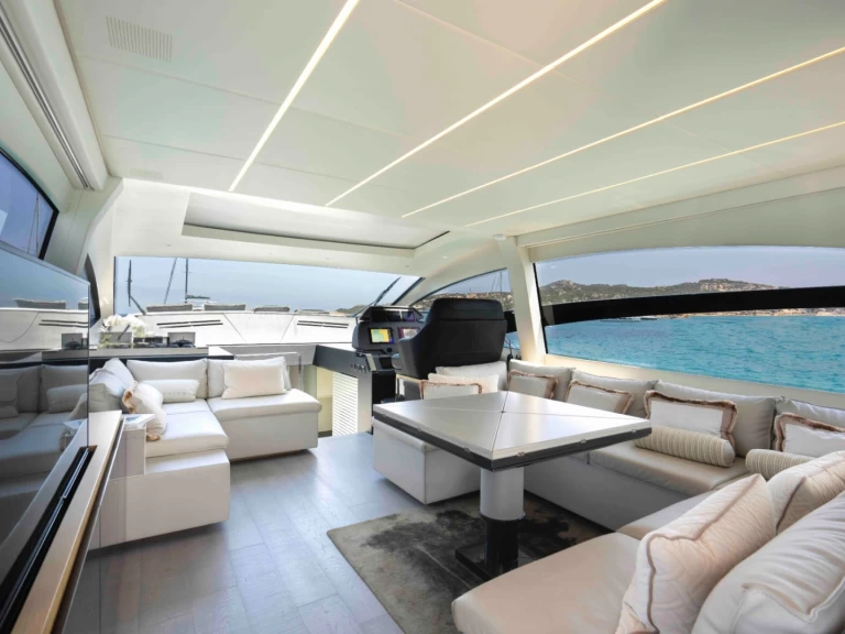 Bareboat Rental Luxury Yacht Pershing with a boat licence