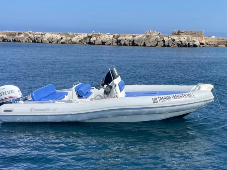RIB rental with or without captain Marlin Boat Trapani