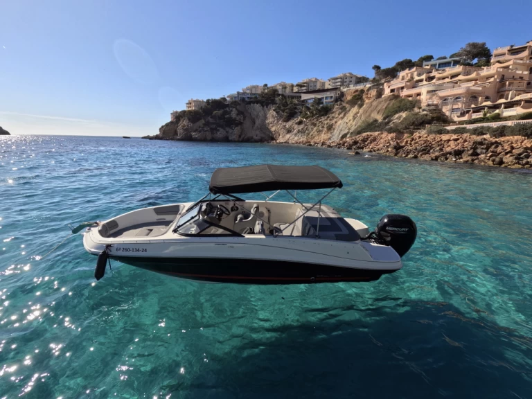 Bayliner VR5 charter bareboat or captained in  Club Nàutic Santa Ponsa