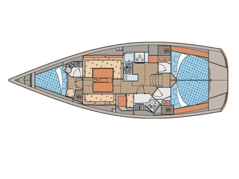 Sailboat rental with or without captain Elan Marina Baotić