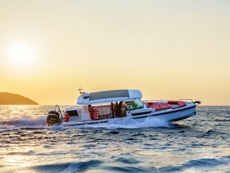 Rent a Axopar Axopar 37 Sun-Top Ornos