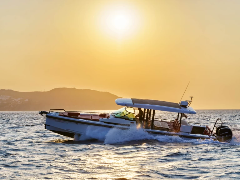 Motorboat rental in Ornos - Axopar Axopar 37 Sun-Top