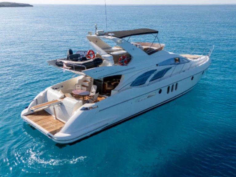 Azimut Azimut 62 charter bareboat or captained in  Ayia Napa