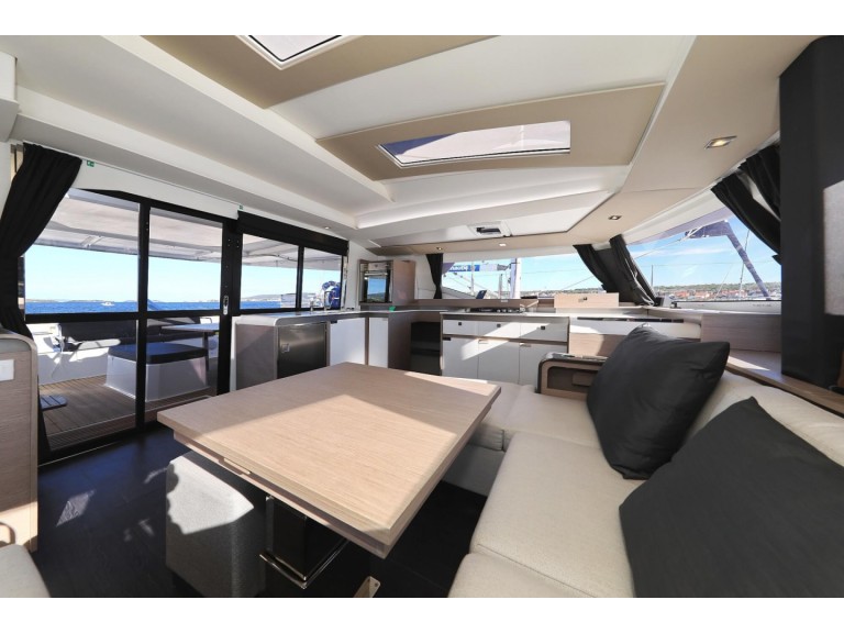 Bareboat Rental Catamaran Fountaine Pajot with a boat licence