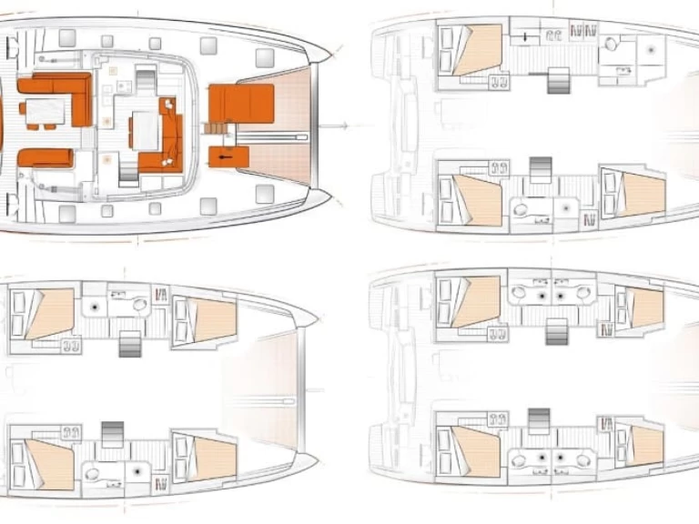 Catamaran for rent Le Marin at the best price