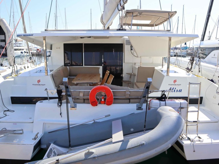 Fountaine Pajot Lucia 40 charter bareboat or captained in  Lygia