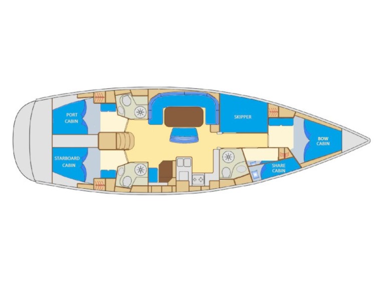 Bavaria Bavaria 50 Cruiser charter bareboat or captained in  Caniçal