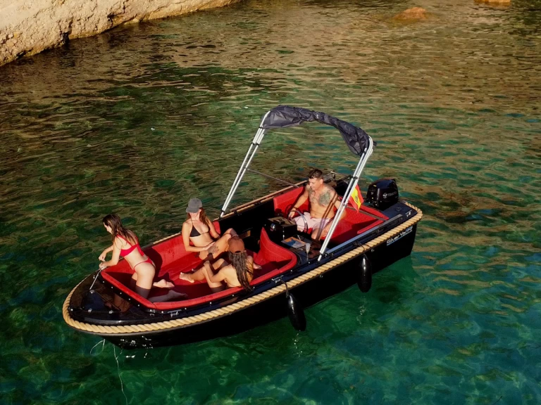 Motorboat rental with or without captain Silver Yacht Sant Antoni de Portmany