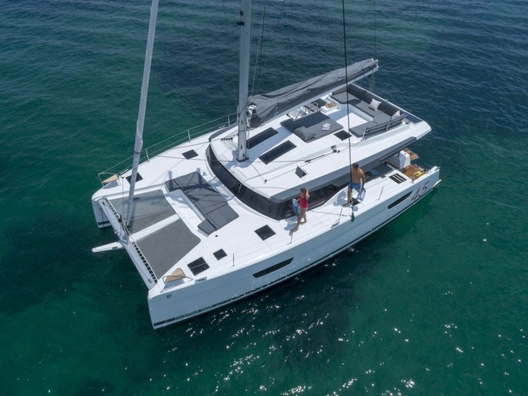 Bareboat Rental Catamaran Fountaine Pajot with a boat licence