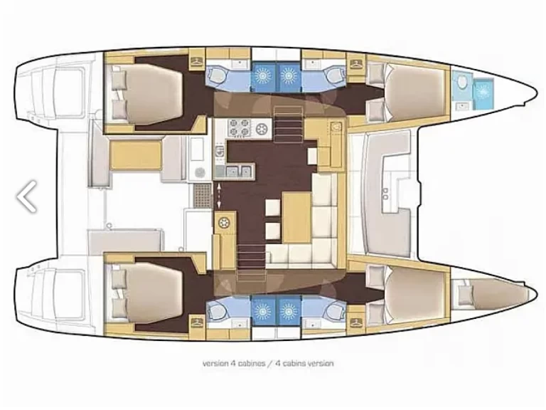 Lagoon Lagoon 46/10 - Skippered  in Piso Livadi on SamBoat
