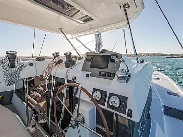 Bareboat Rental Catamaran Leopard with a boat licence