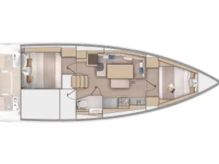 Sailboat rental in Furnari - Bénéteau Oceanis 37.1