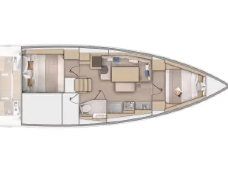 Sailboat rental in Furnari - Bénéteau Oceanis 37.1