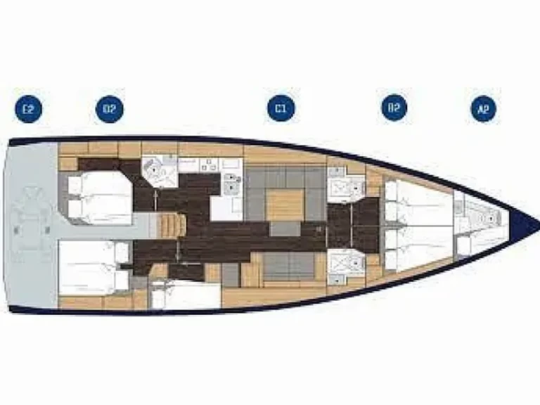 Sailboat rental in Castiglioncello - Bavaria Bavaria C50