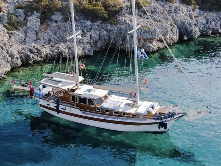 Rent a Custom Gulet-Motor Sailor Custom Bodrum harbour