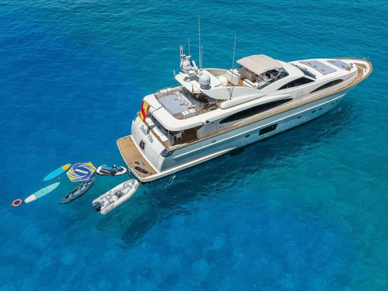 Luxury Yacht rental with or without captain Astondoa Sant Antoni de Portmany