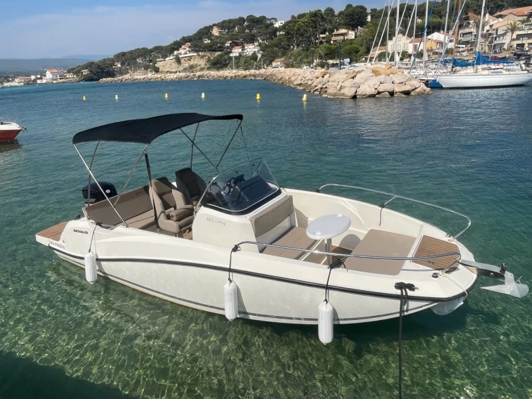 Quicksilver Activ 605 Open charter bareboat or captained in  La Madrague
