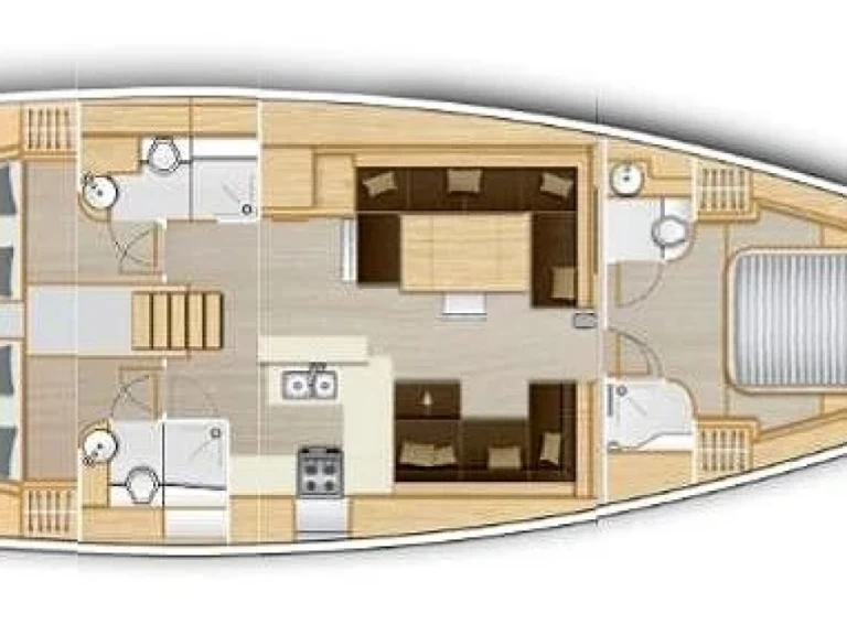 Bareboat Rental Sailboat Hanse with a boat licence
