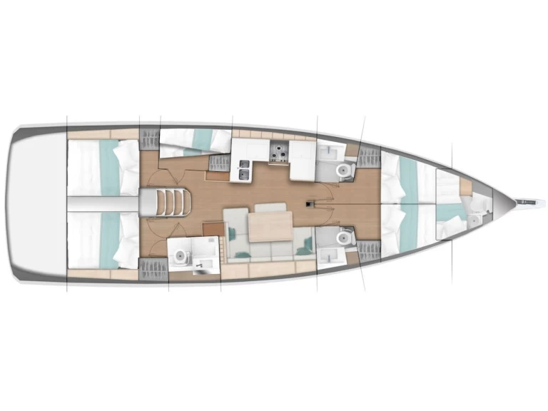 Sailboat rental with or without captain Jeanneau Alimos