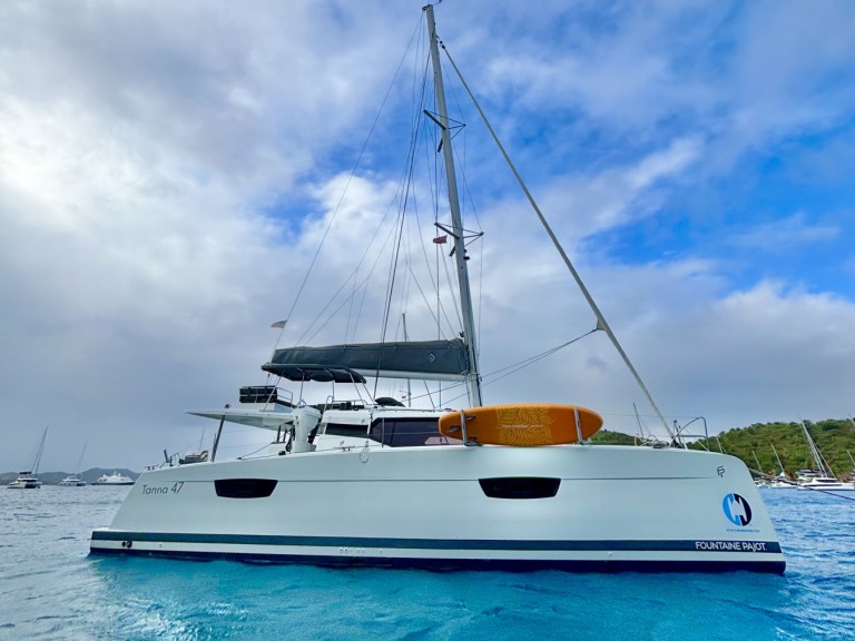 Fountaine Pajot Tanna 47 charter bareboat or captained in  Parham Town